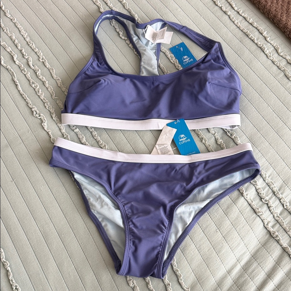 Cupshe Lavender Bikini Set